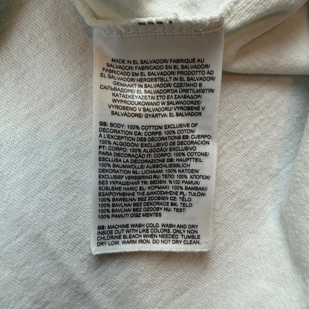 The North Face T-Shirt Men's Large White Green Graphic Logo Short Sleeve Tee